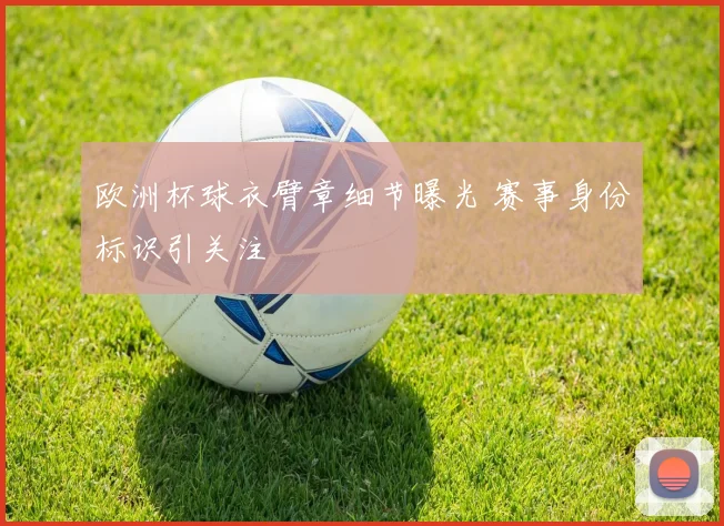 欧洲杯球衣臂章细节曝光 赛事身份标识引关注